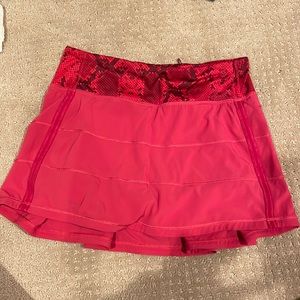 Red Lulu skirt size 2